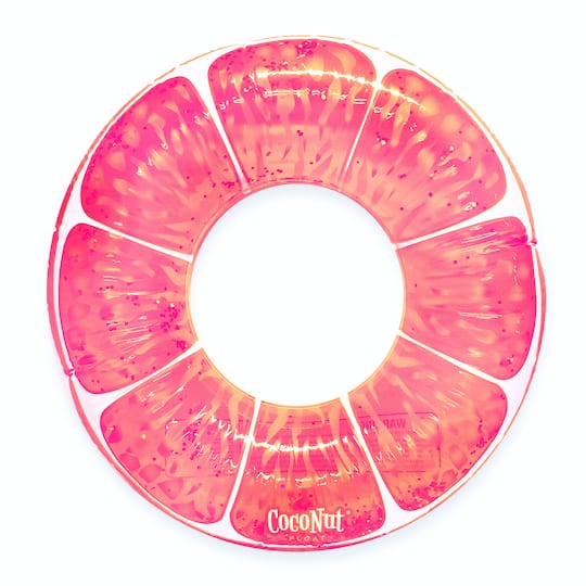 Salus CocoNut 42" Pink Grapefruit Glitter Pool Float